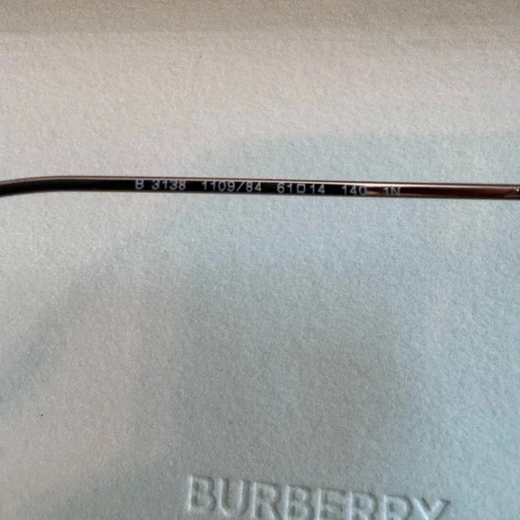 Rose and Light Gold Alice Burberry Women's Sunglasses - Picture 13 of 13